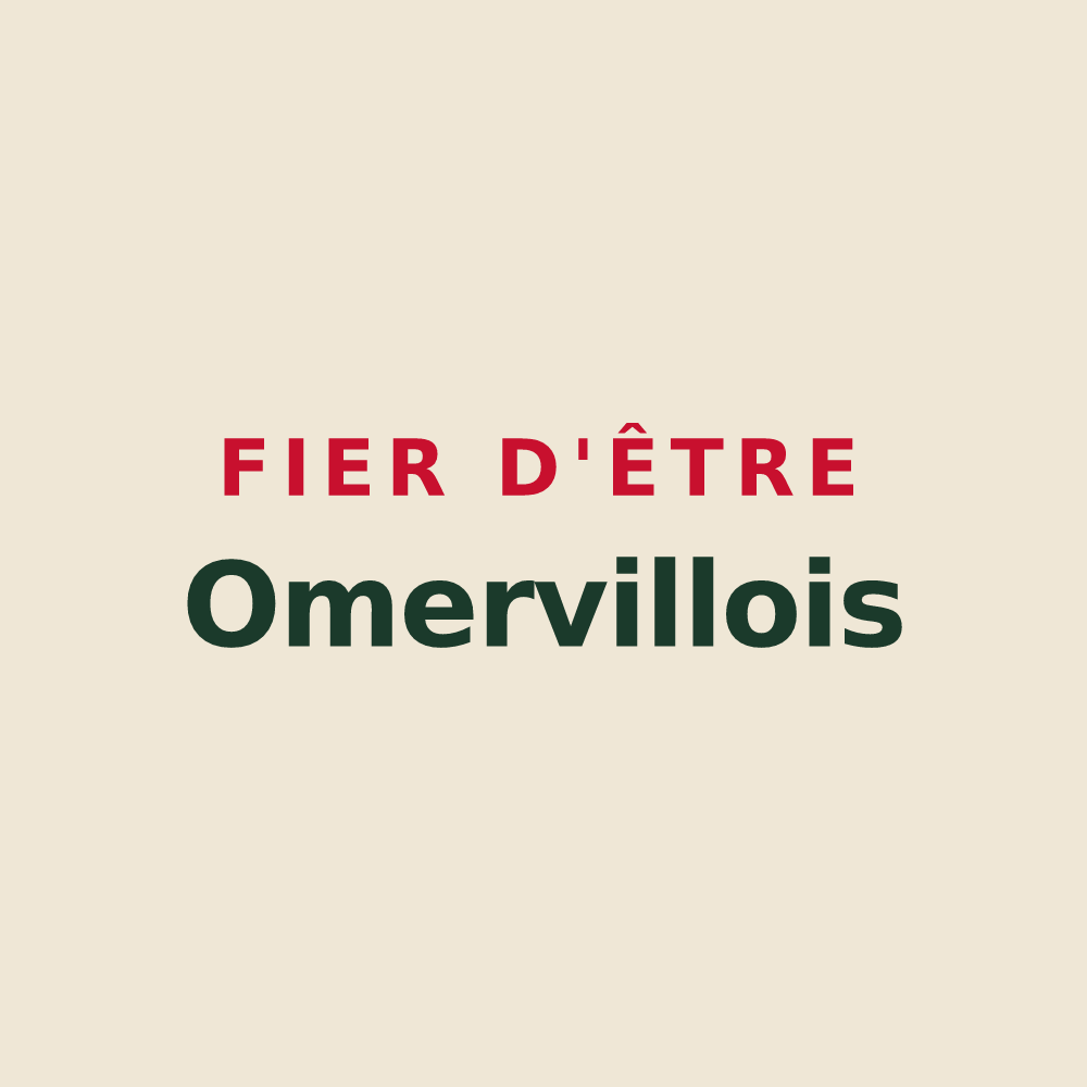 Tote bag « Fier d'être Omervillois » — design pour Omerville