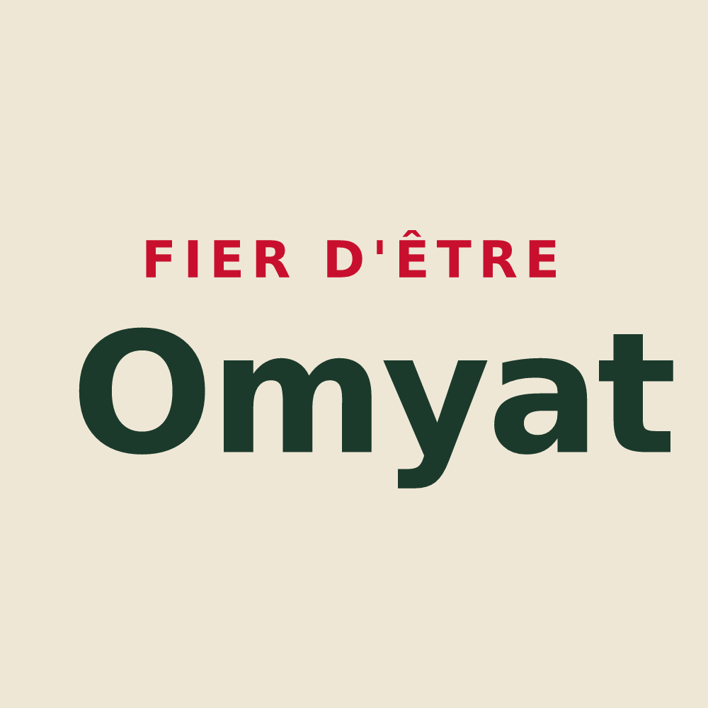 Tote bag « Fier d'être Omyat » — design pour Omey