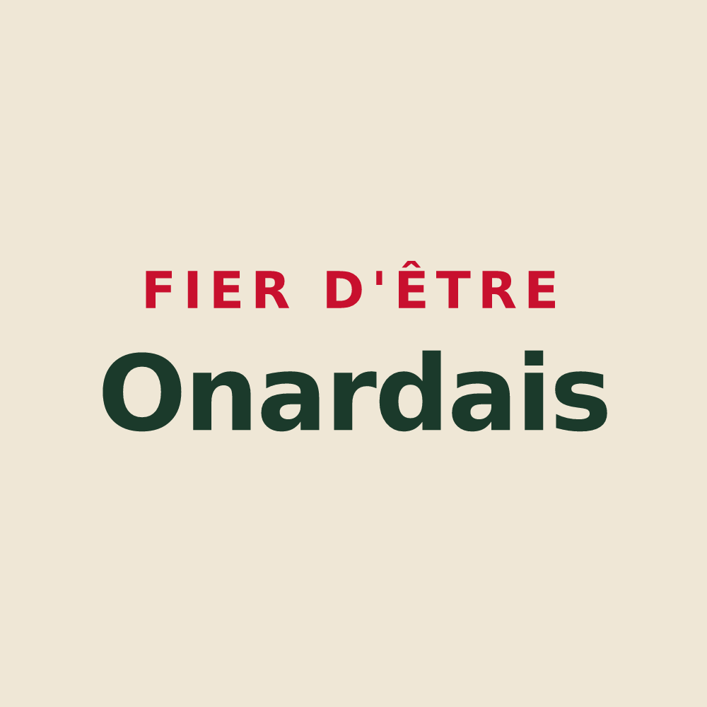 Tote bag « Fier d'être Onardais » — design pour Onard