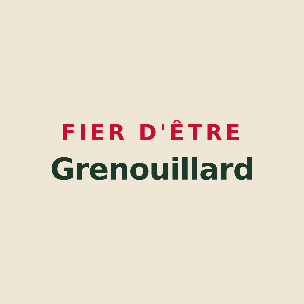 Tote bag « Fier d'être Grenouillard » — design pour Ondreville-sur-Essonne