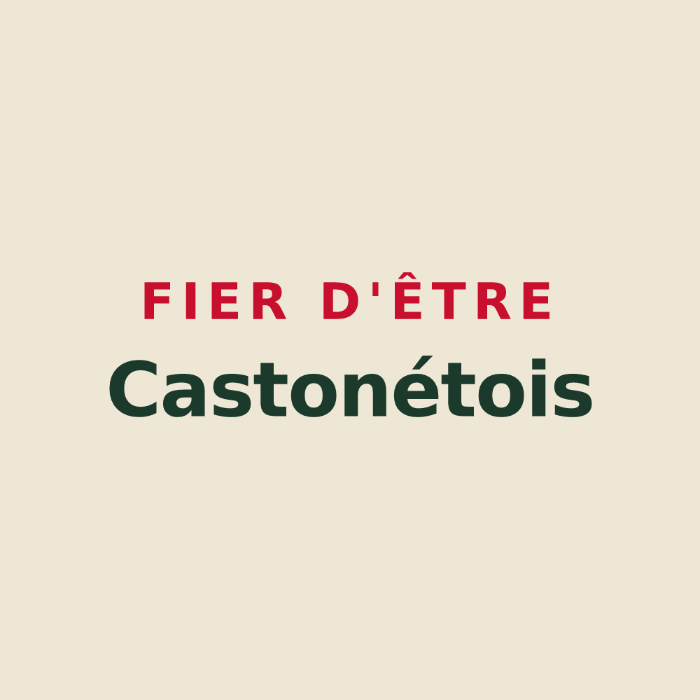 Tote bag « Fier d'être Castonétois » — design pour Onet-le-Château