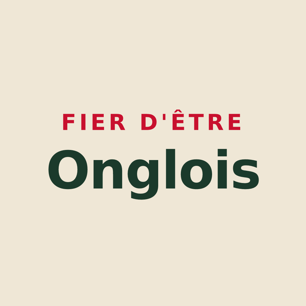 Tote bag « Fier d'être Onglois » — design pour Ongles