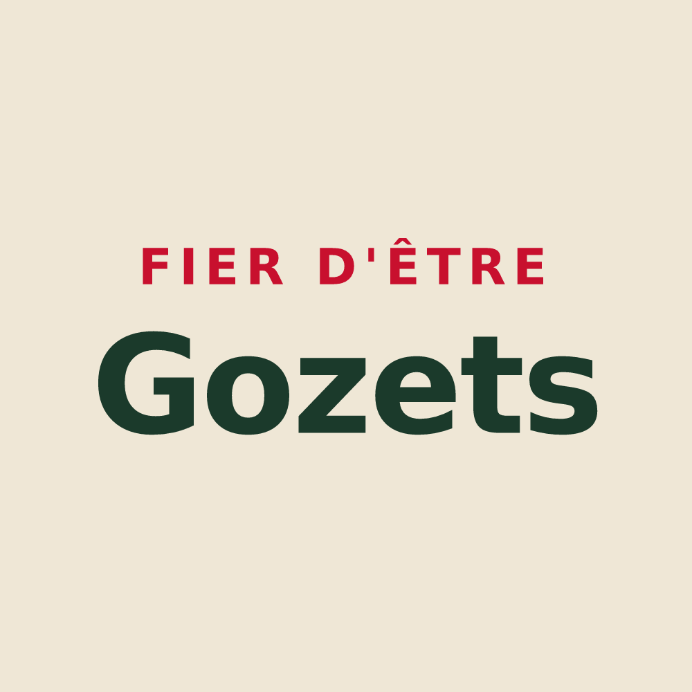 Tote bag « Fier d'être Gozets » — design pour Onjon
