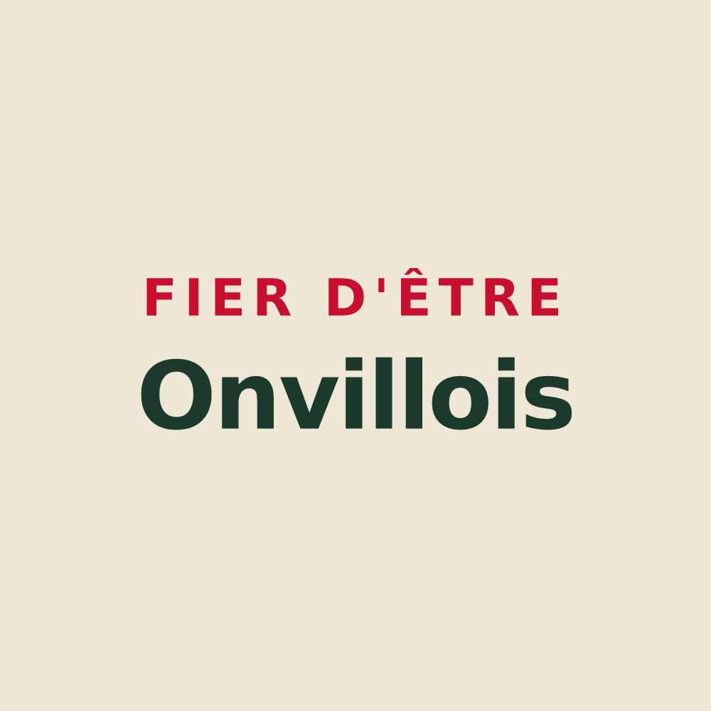 Tote bag « Fier d'être Onvillois » — design pour Onville