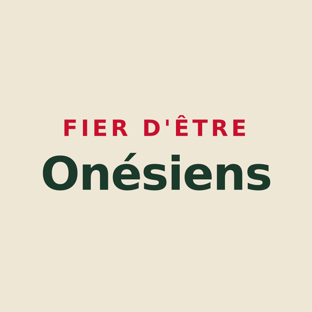 Tote bag « Fier d'être Onésiens » — design pour Oô