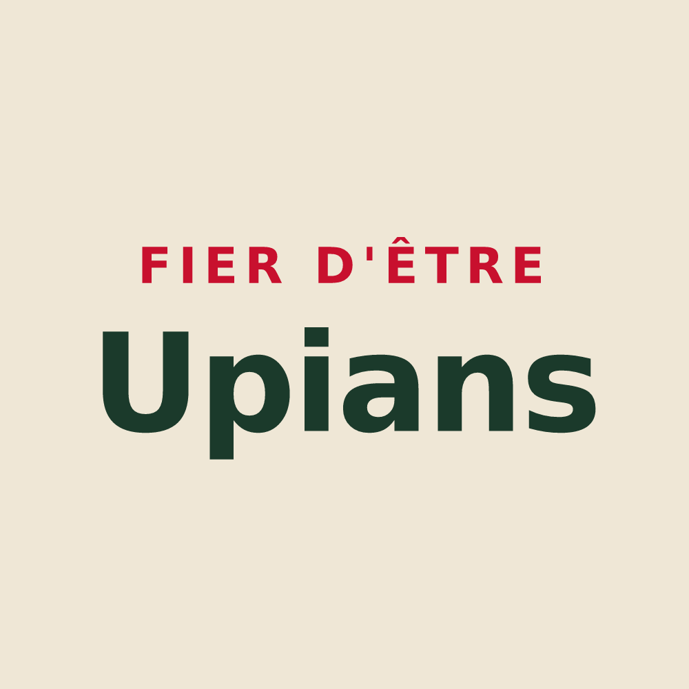 Tote bag « Fier d'être Upians » — design pour Opio