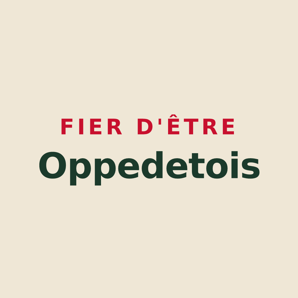 Tote bag « Fier d'être Oppedetois » — design pour Oppedette