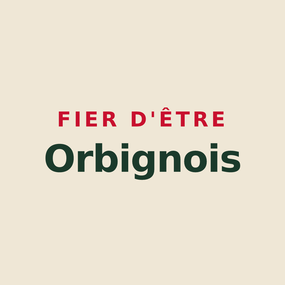 Tote bag « Fier d'être Orbignois » — design pour Orbigny