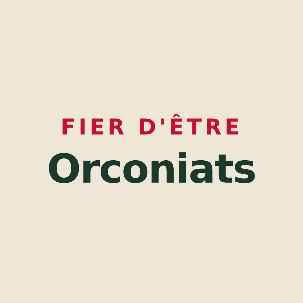 Tote bag « Fier d'être Orconiats » — design pour Orconte