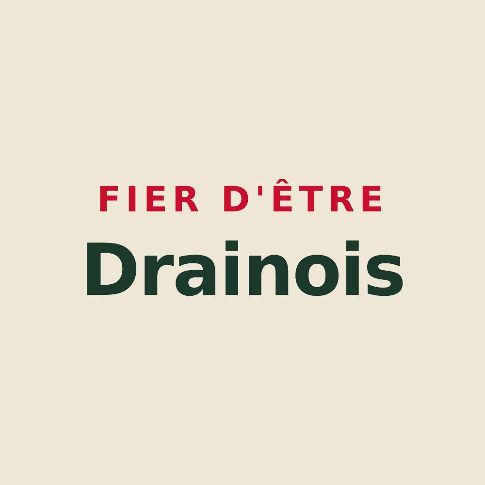 Tote bag « Fier d'être Drainois » — design pour Orée d'Anjou