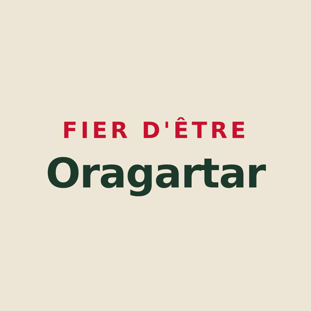 Tote bag « Fier d'être Oragartar » — design pour Orègue
