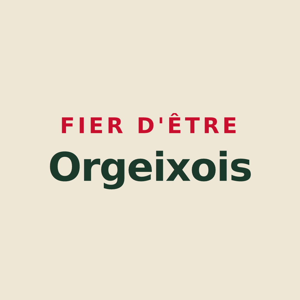 Tote bag « Fier d'être Orgeixois » — design pour Orgeix