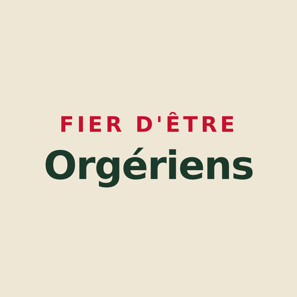 Tote bag « Fier d'être Orgériens » — design pour Orgères
