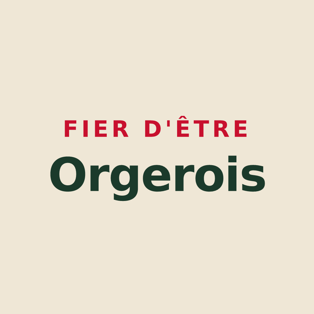 Tote bag « Fier d'être Orgerois » — design pour Orgères