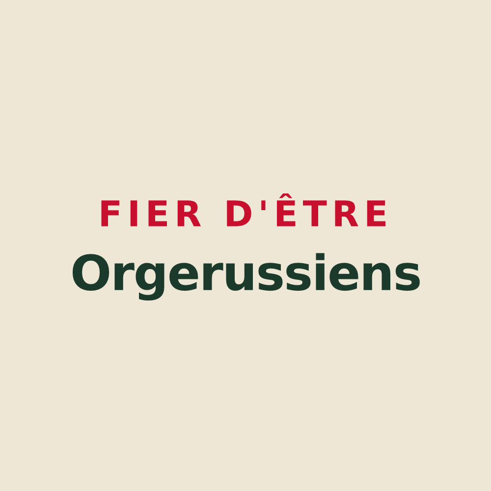 Tote bag « Fier d'être Orgerussiens » — design pour Orgerus