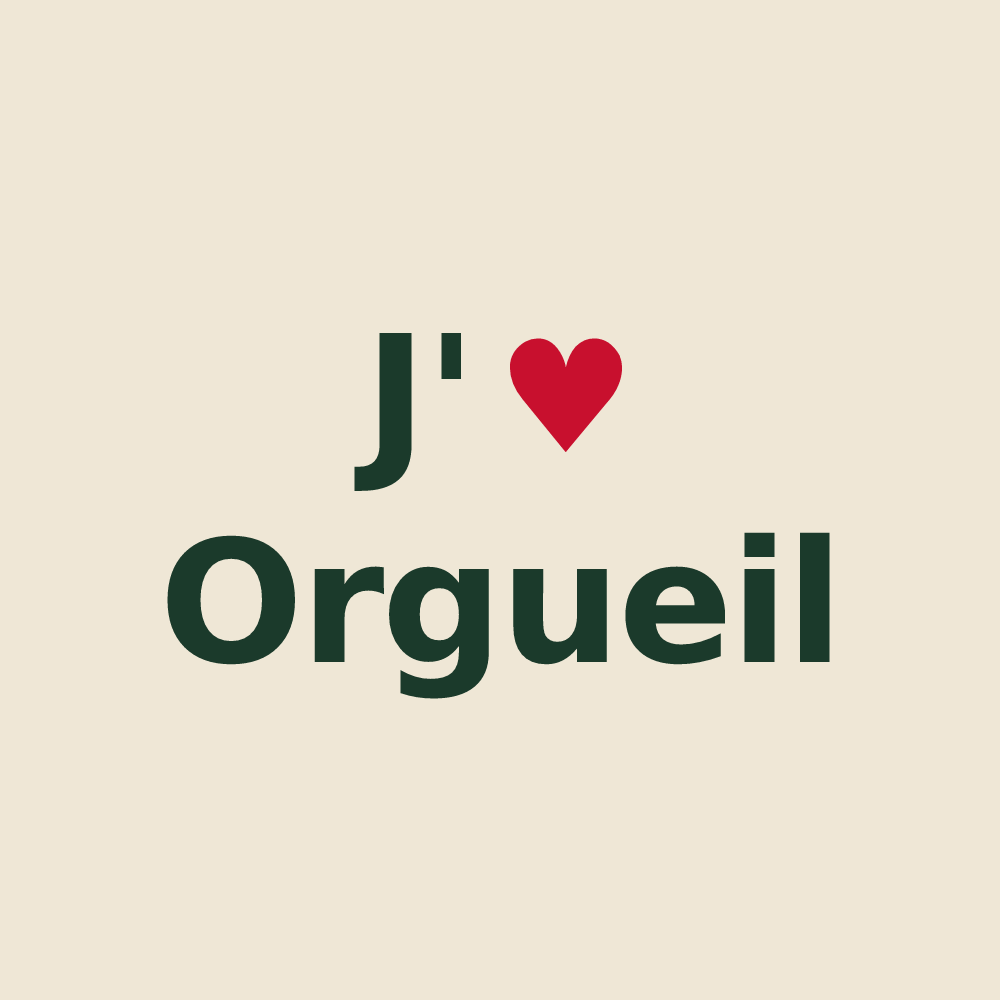 Tote bag personnalisé Orgueil — design J'aime Orgueil