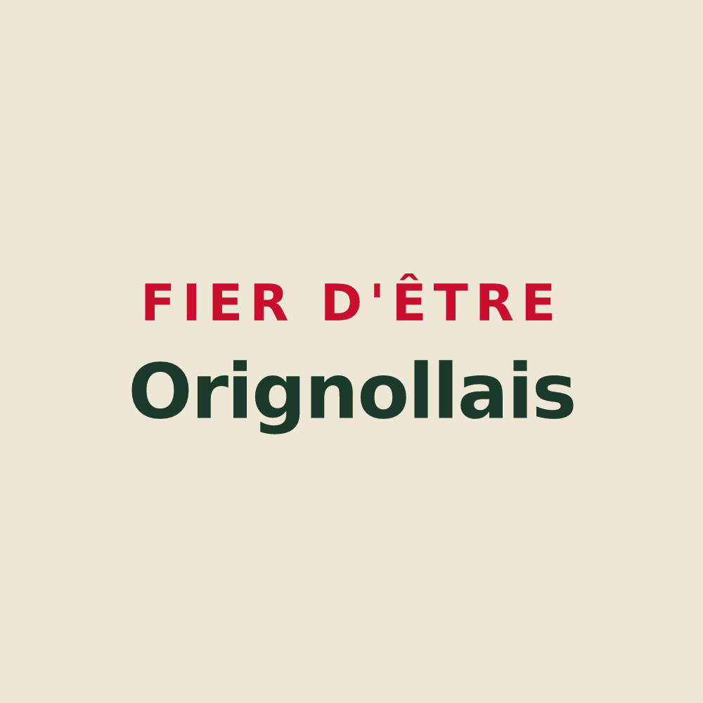 Tote bag « Fier d'être Orignollais » — design pour Orignolles