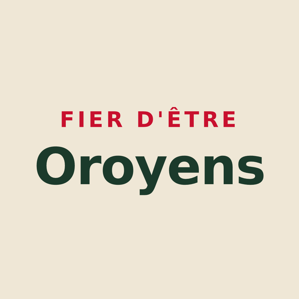 Tote bag « Fier d'être Oroyens » — design pour Oriol-en-Royans