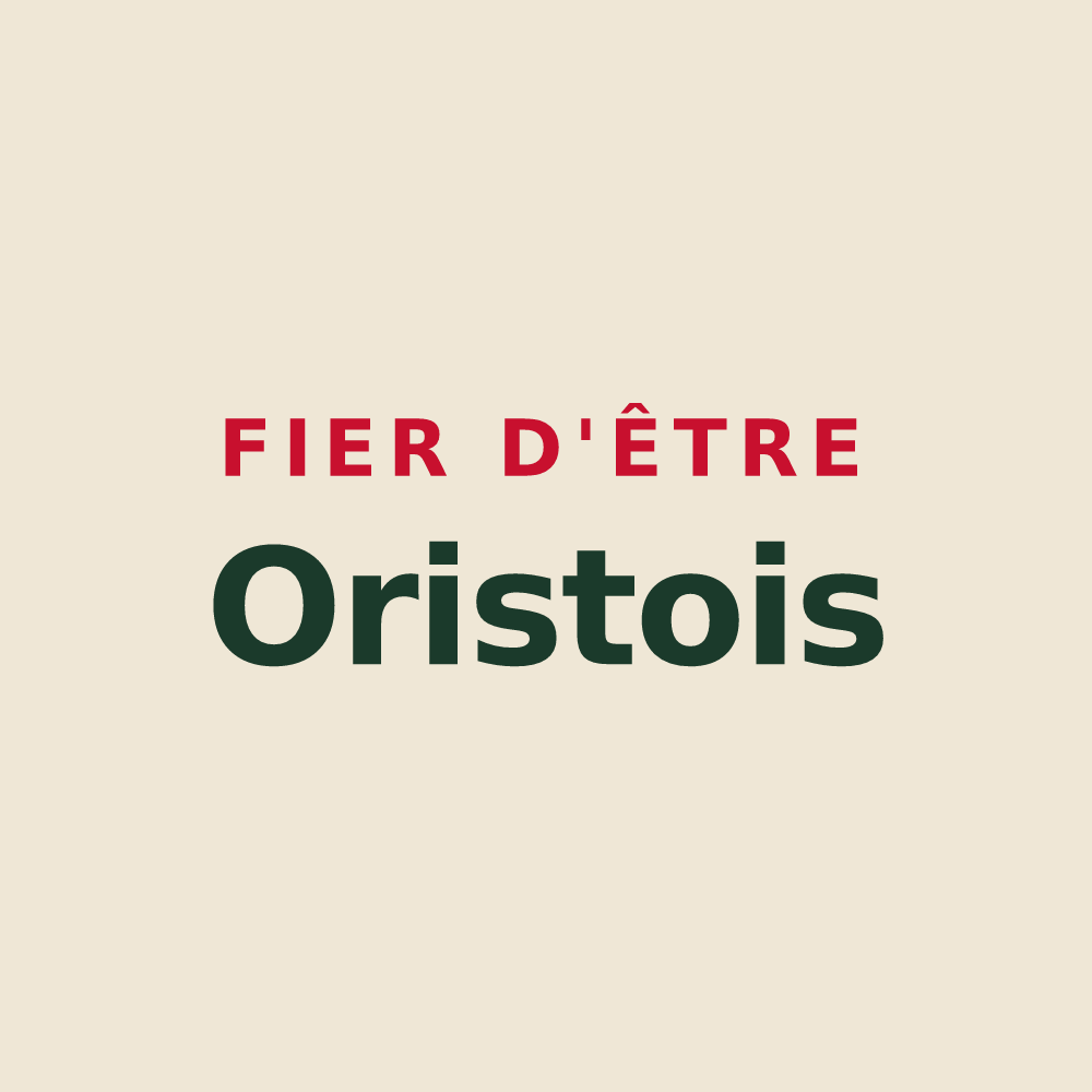 Tote bag « Fier d'être Oristois » — design pour Orist
