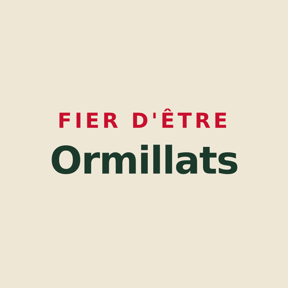 Tote bag « Fier d'être Ormillats » — design pour Ormes