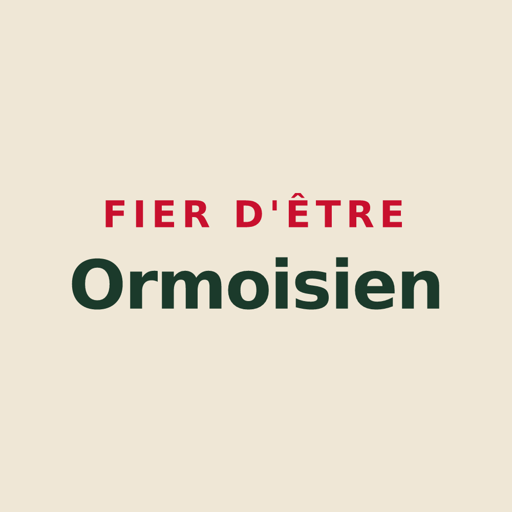 Tote bag « Fier d'être Ormoisien » — design pour Ormoy-la-Rivière