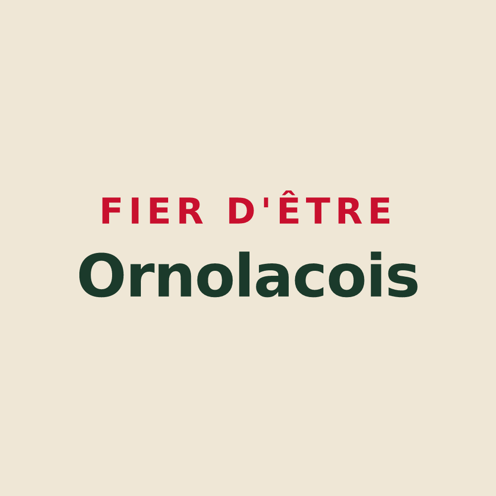 Tote bag « Fier d'être Ornolacois » — design pour Ornolac-Ussat-les-Bains