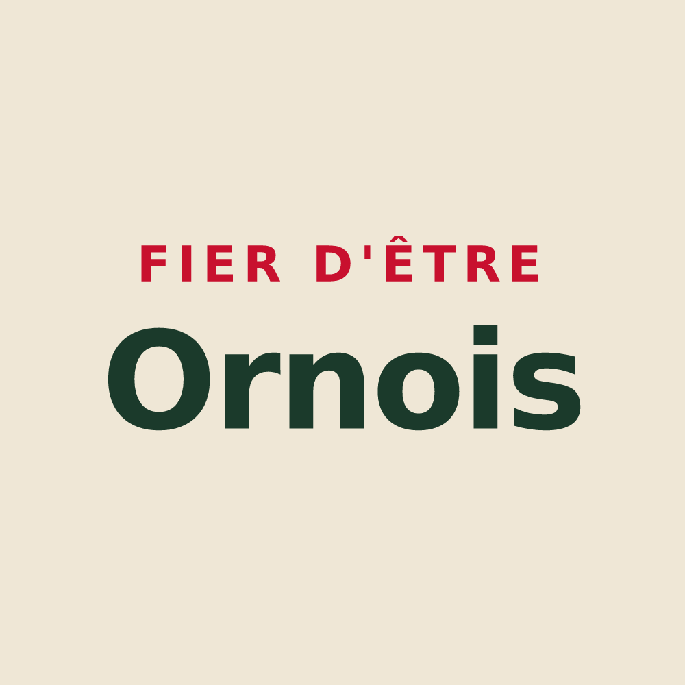 Tote bag « Fier d'être Ornois » — design pour Orny