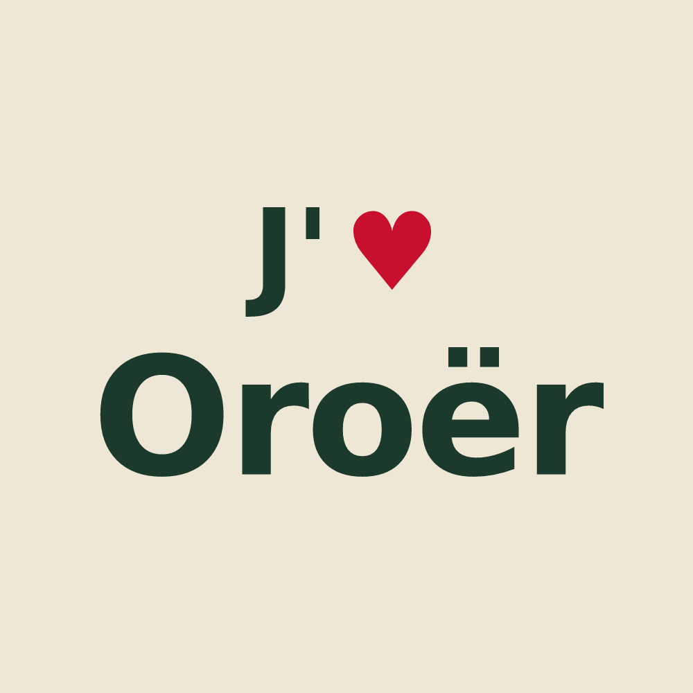 Tote bag personnalisé Oroër — design J'aime Oroër