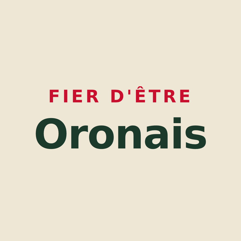Tote bag « Fier d'être Oronais » — design pour Oron