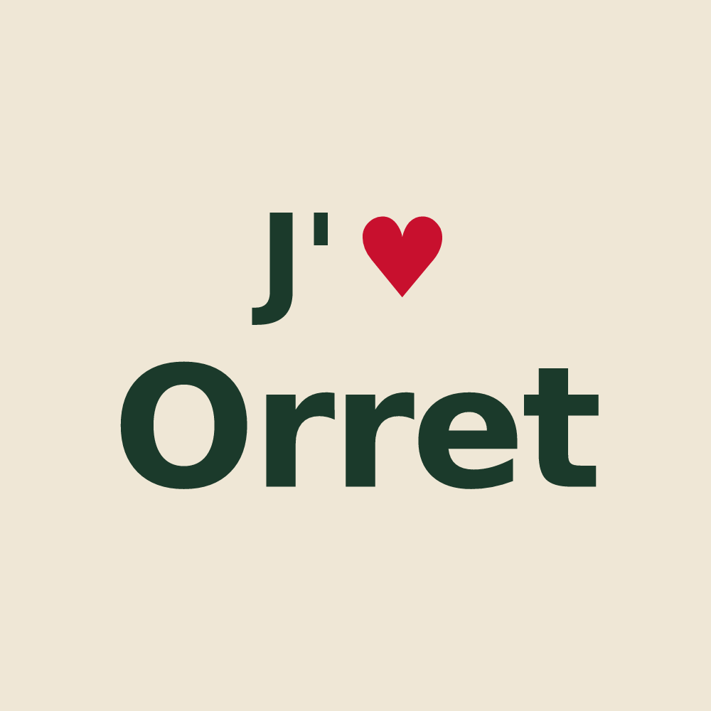 Tote bag personnalisé Orret — design J'aime Orret