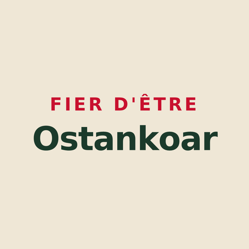 Tote bag « Fier d'être Ostankoar » — design pour Orsanco