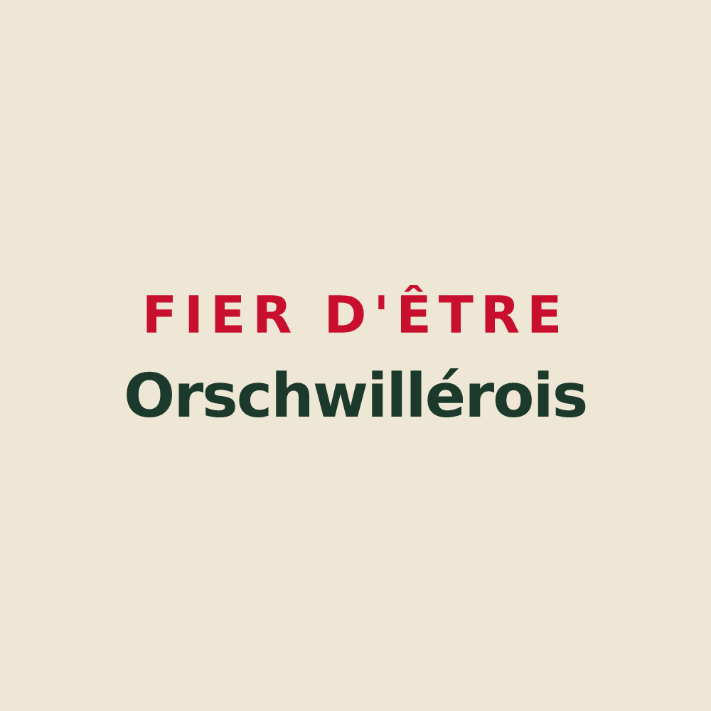 Tote bag « Fier d'être Orschwillérois » — design pour Orschwiller