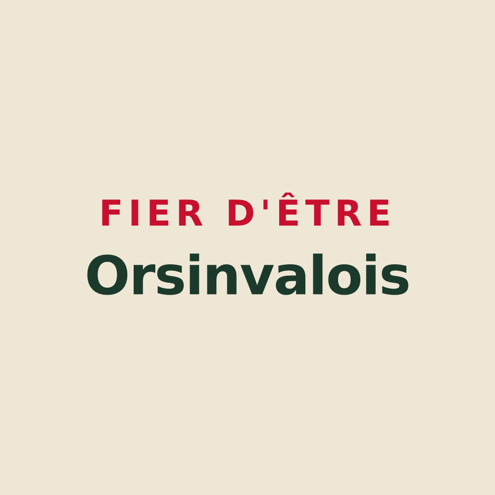 Tote bag « Fier d'être Orsinvalois » — design pour Orsinval