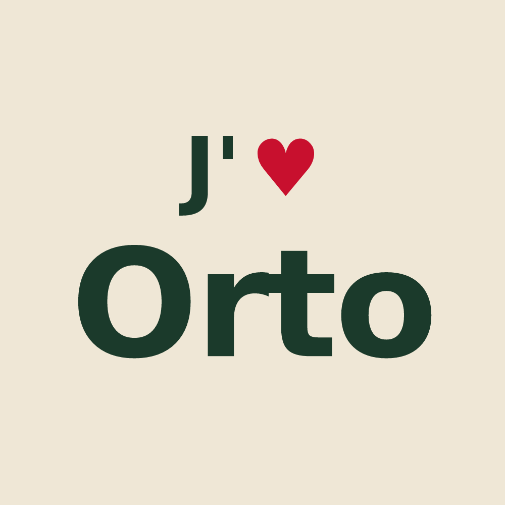 Tote bag personnalisé Orto — design J'aime Orto