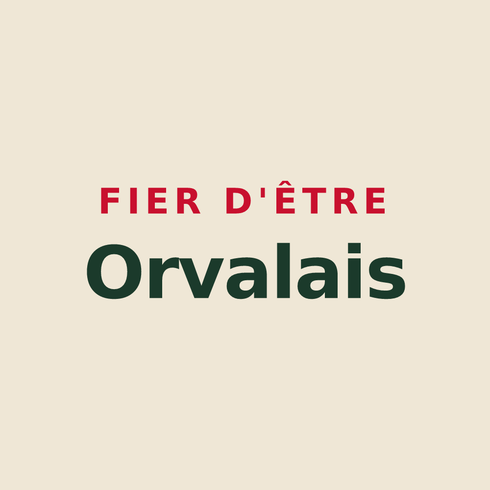 Tote bag « Fier d'être Orvalais » — design pour Orval sur Sienne