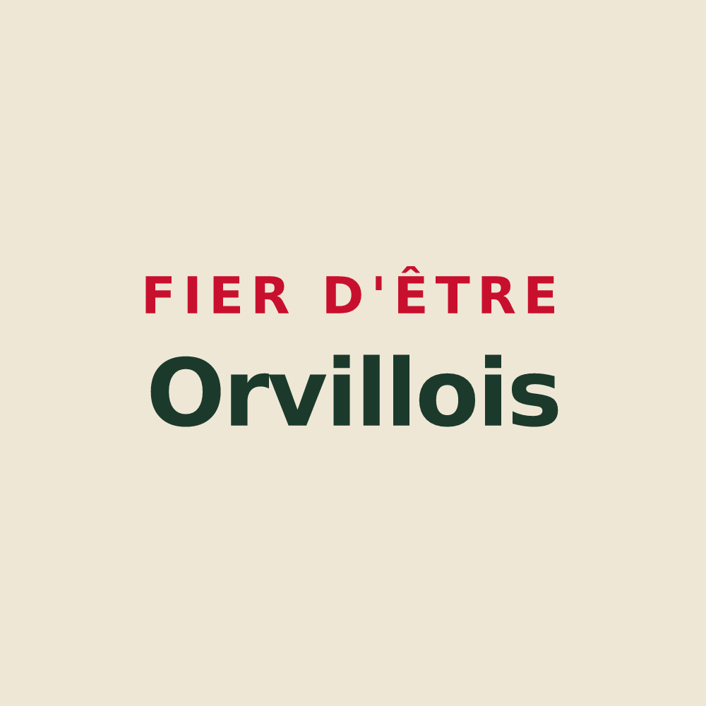 Tote bag « Fier d'être Orvillois » — design pour Orville