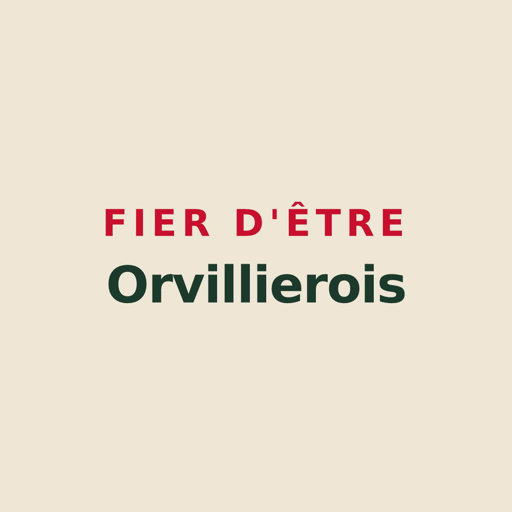 Tote bag « Fier d'être Orvillierois » — design pour Orvilliers
