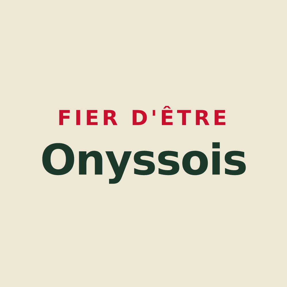 Tote bag « Fier d'être Onyssois » — design pour Osny