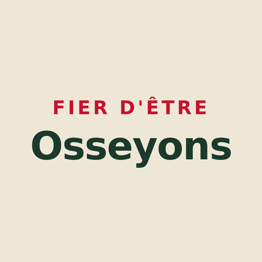 Tote bag « Fier d'être Osseyons » — design pour Ossey-les-Trois-Maisons