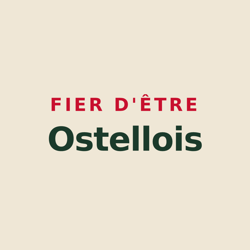 Tote bag « Fier d'être Ostellois » — design pour Ostel