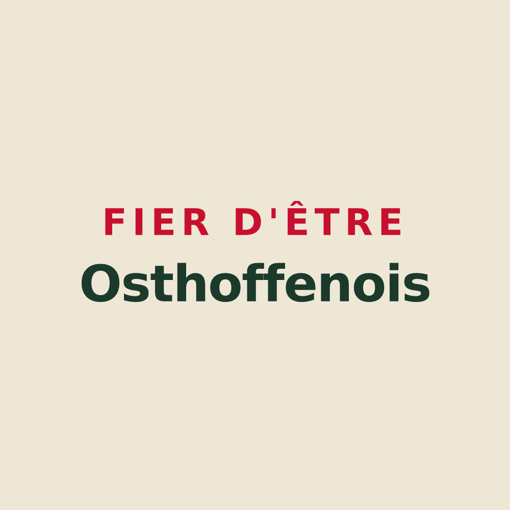 Tote bag « Fier d'être Osthoffenois » — design pour Osthoffen