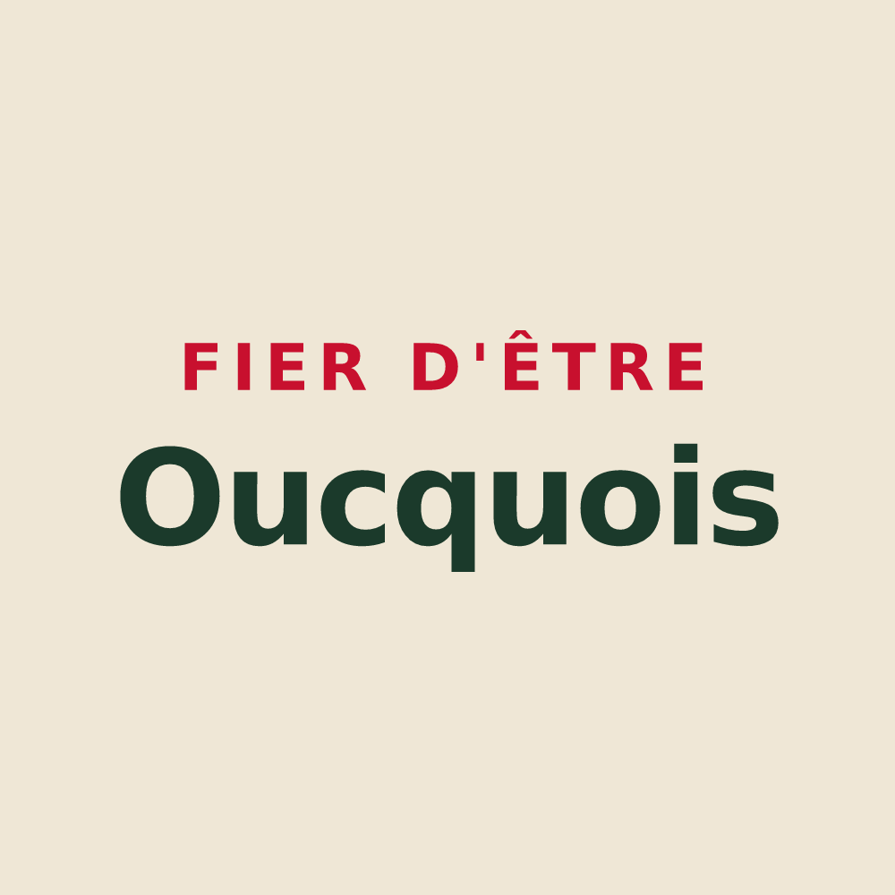 Tote bag « Fier d'être Oucquois » — design pour Oucques La Nouvelle