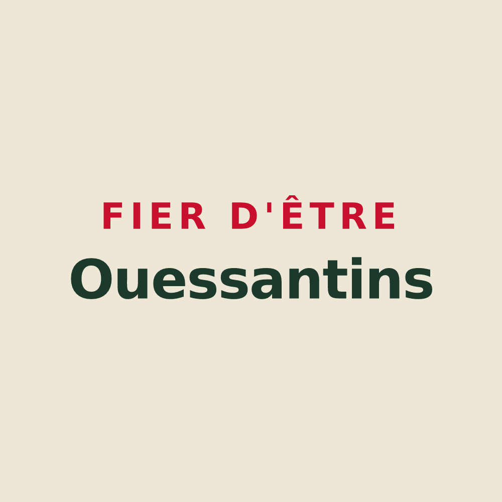 Tote bag « Fier d'être Ouessantins » — design pour Ouessant