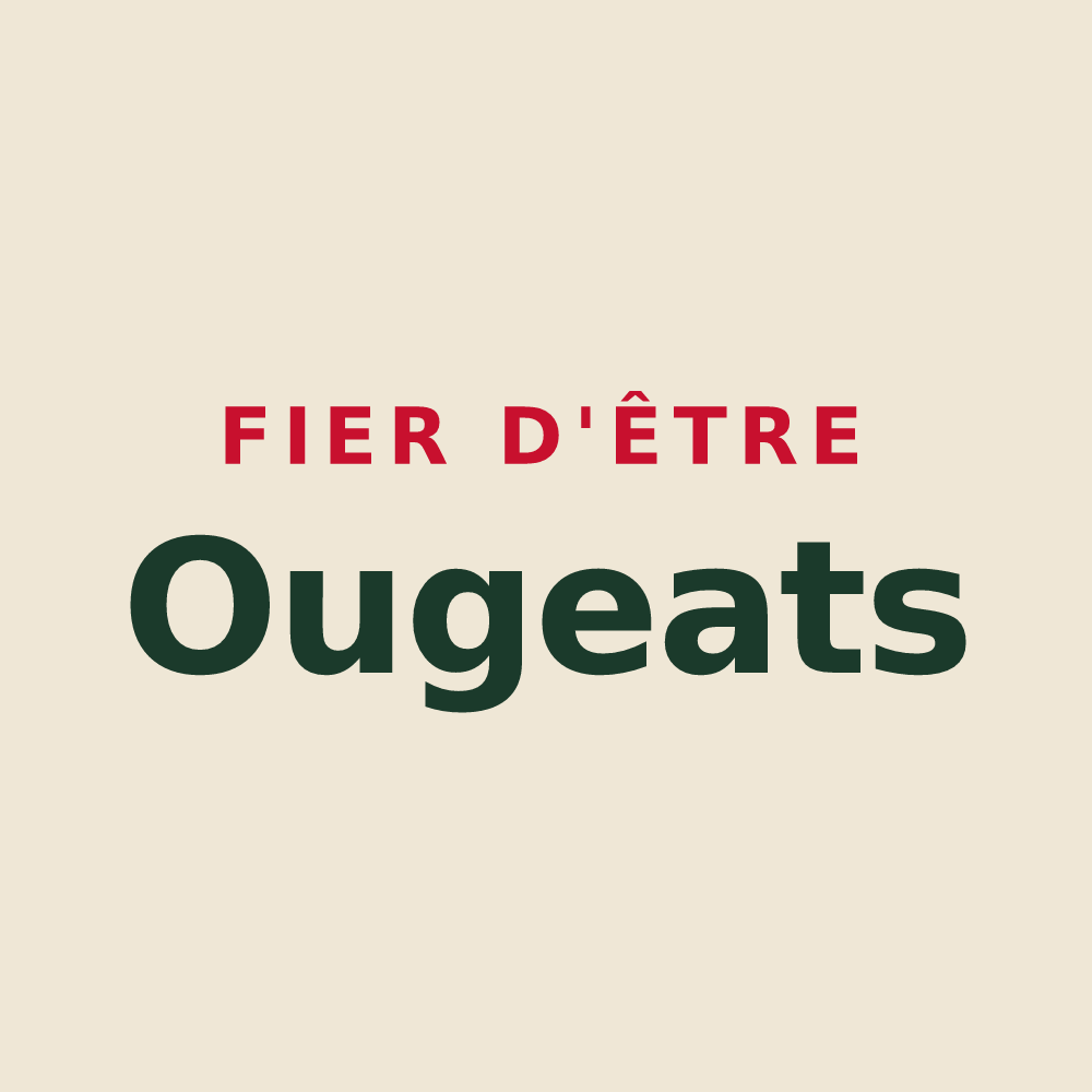 Tote bag « Fier d'être Ougeats » — design pour Ouge