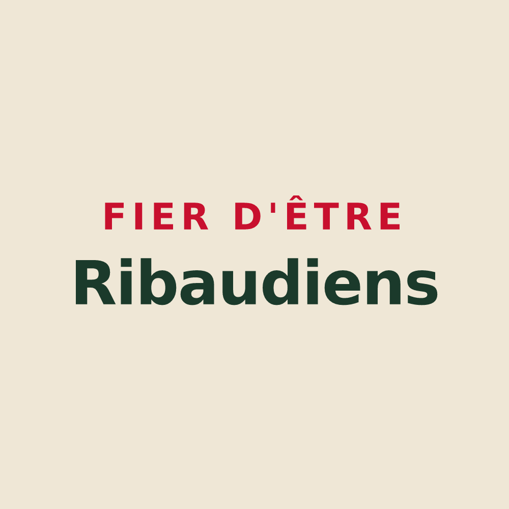 Tote bag « Fier d'être Ribaudiens » — design pour Ouilly-du-Houley
