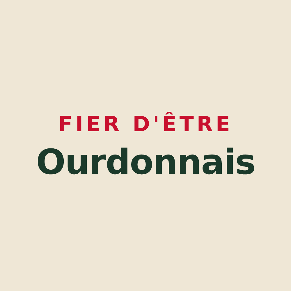 Tote bag « Fier d'être Ourdonnais » — design pour Ourdon