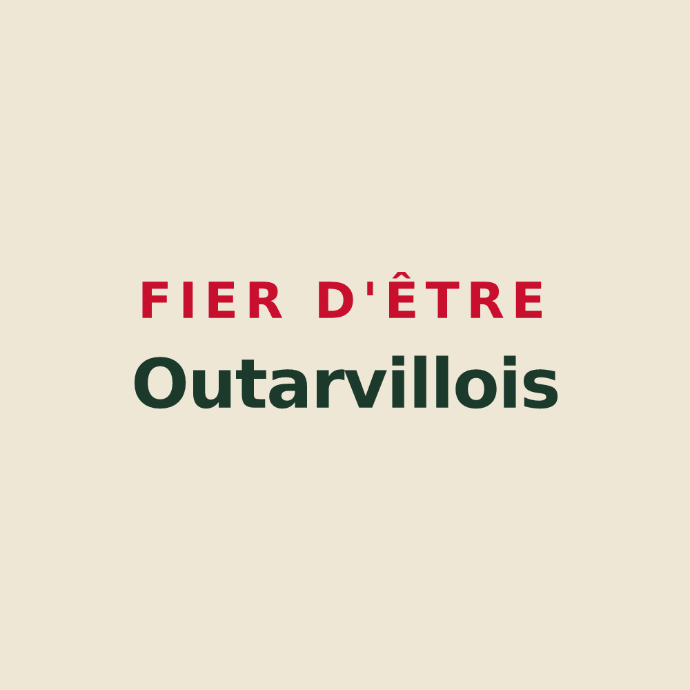 Tote bag « Fier d'être Outarvillois » — design pour Outarville
