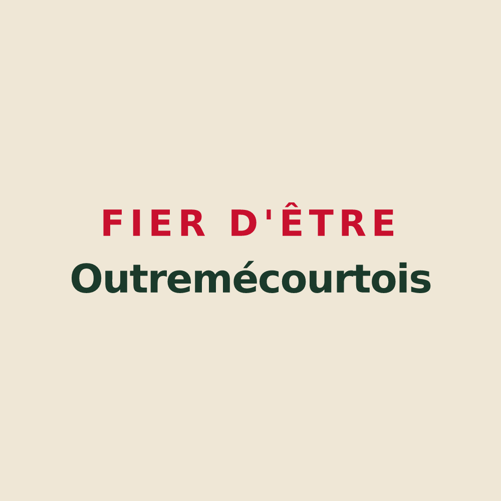 Tote bag « Fier d'être Outremécourtois » — design pour Outremécourt