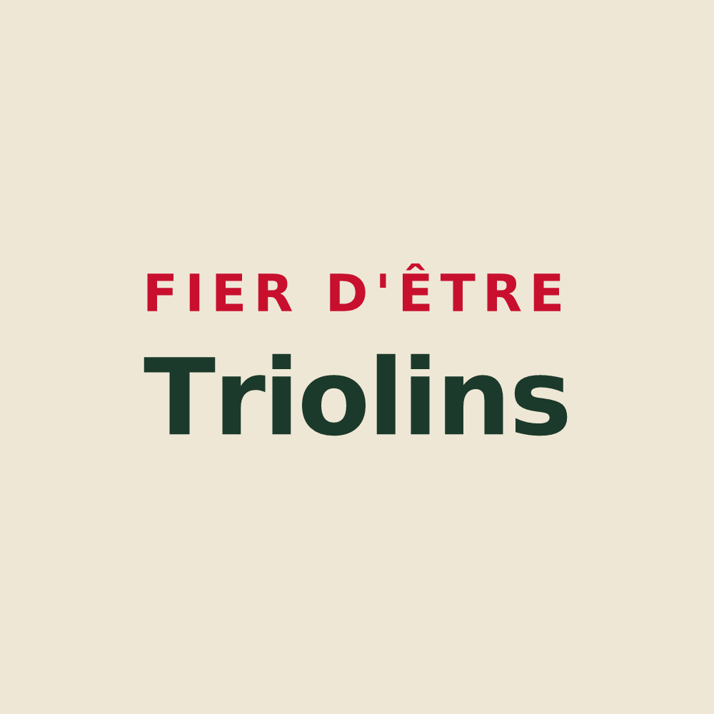 Tote bag « Fier d'être Triolins » — design pour Outriaz