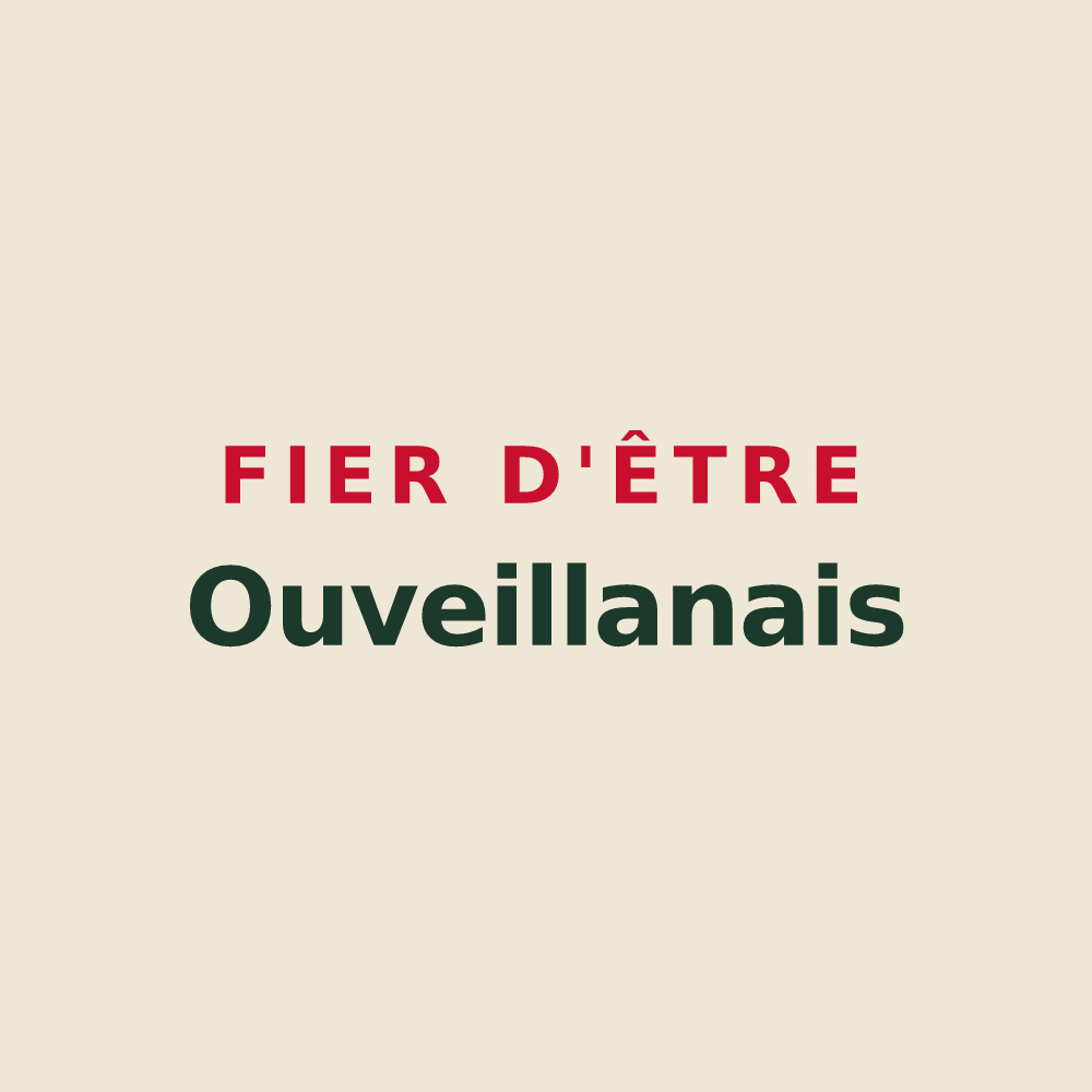 Tote bag « Fier d'être Ouveillanais » — design pour Ouveillan